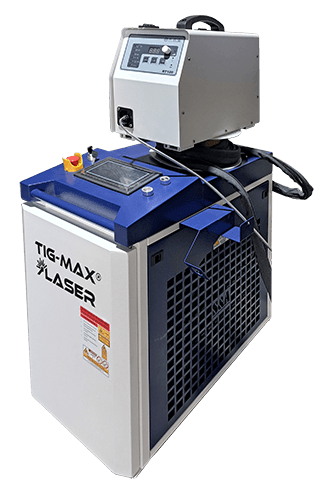 Frontansicht des TIG-MAX® Laser LK mit Fokus auf die Bedieneinheit
